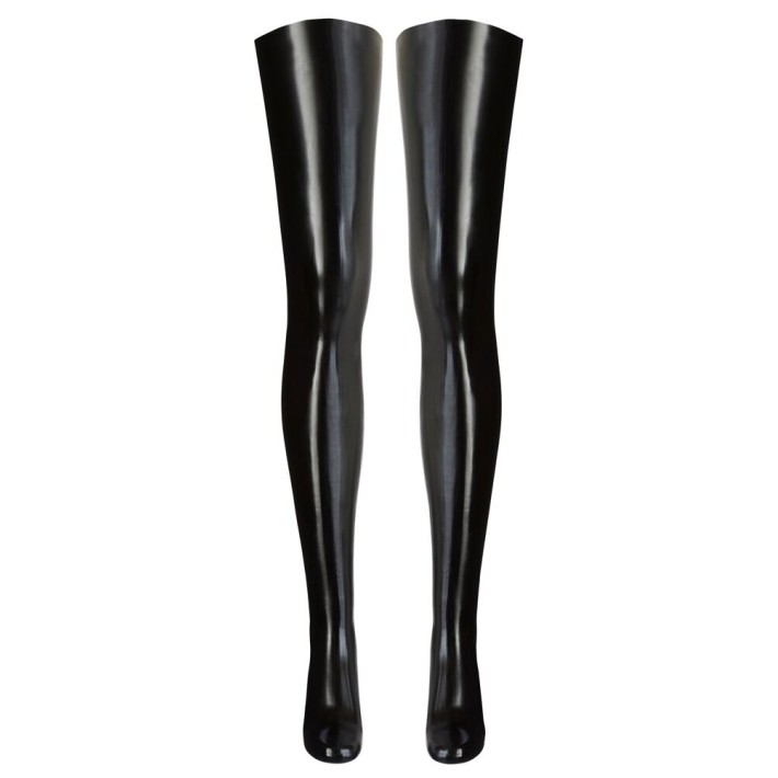 Ciorapi Pana La Coapsa Din Latex 3