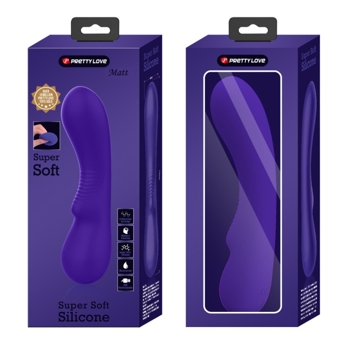 Vibrator Punctul G Matt, Indigo, 19 Cm 3