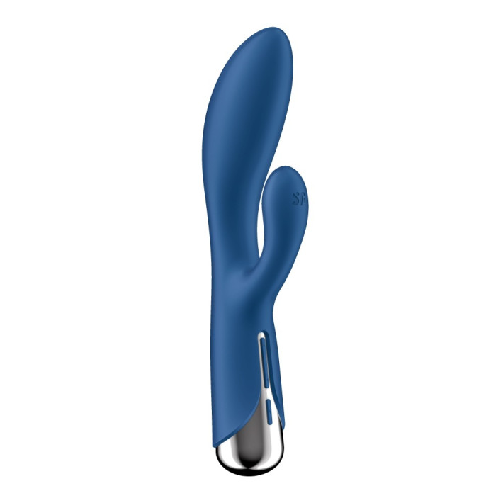 Vibrator Cu Rotatii Spinning Rabbit 1, Albastru, 20 Cm 5