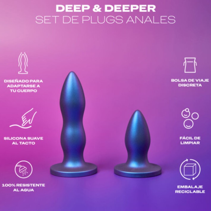 Set 2 Pluguri Anale Durex Deep & Deeper 3