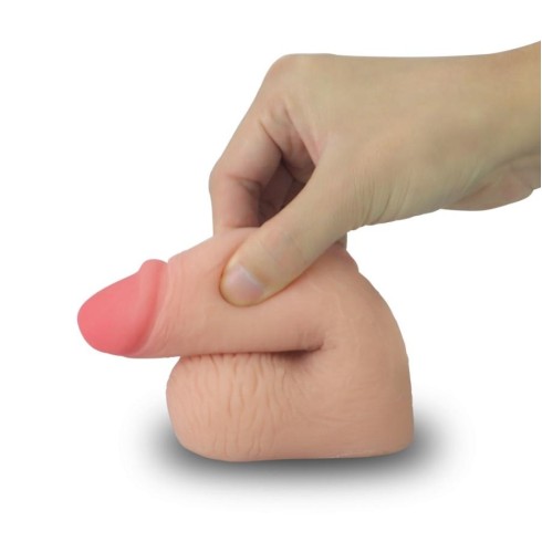 lovetoy, Dildo Ultra-realistic Skinlike Limpy Cock, Natural, 14 Cm, pasiune.ro