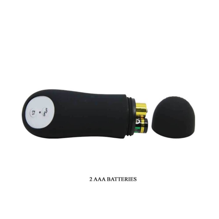 Dop Anal Cu Vibratii, Negru, 10 Cm 5
