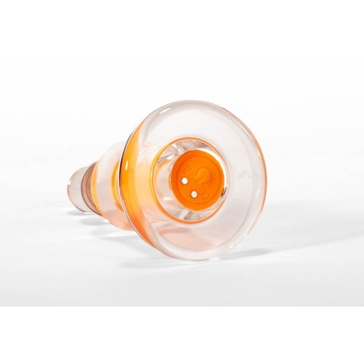 Dop Anal Cu Vibratii, Transparent, 12 Cm 2