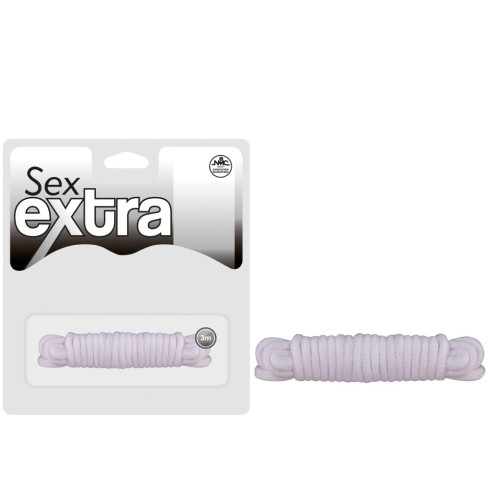 franghie, Franghie Pentru Imobilizare Erotica Sex Extra Love, Alb, 3 Metri, pasiune.ro