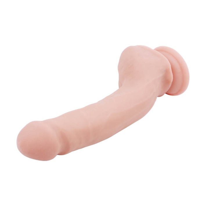 Dildo Clasic Cu Ventuza Carnal Pleasure, Natural, 23.5 Cm 4