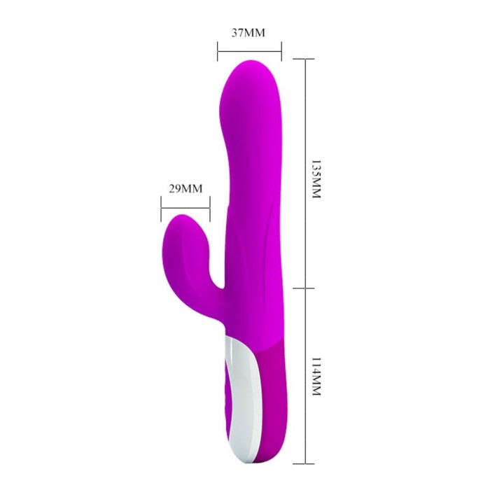 Vibrator Rabbit Dempsey, Violet, 13.5 Cm 4