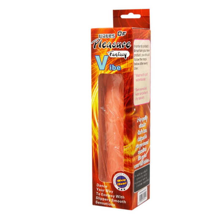 Dildo Clasic Cu Ventuza Barbara Calvin, Natural, 19.8 Cm 5