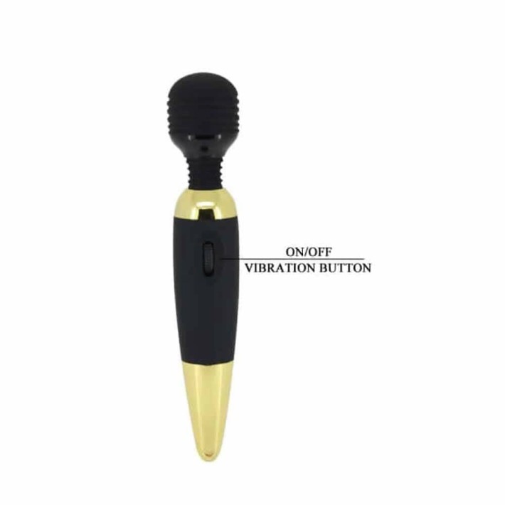 Vibrator Bagheta Power Wand, Auriu 12