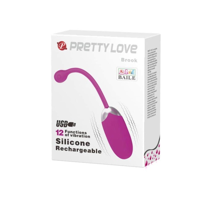 Ou Vibrator Brook, Violet, 15.5 Cm 6