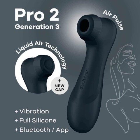 Pagina 3 - Vibratoare Clitoridiene, Stimulator Clitoridian Air Pulse Pro 2 Generation 3 + Bluetooth/app,  Negru, pasiune.ro