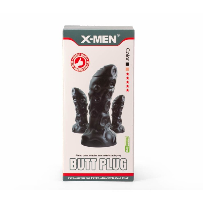 Dop Anal Monster Plug 1 L, Negru, 27.5 Cm 8