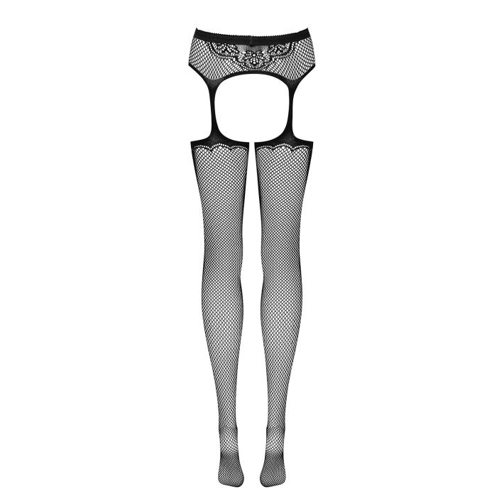 Colanti Tip Plasa Decupati Sexy Obsessive, Negru, S/m/l 9
