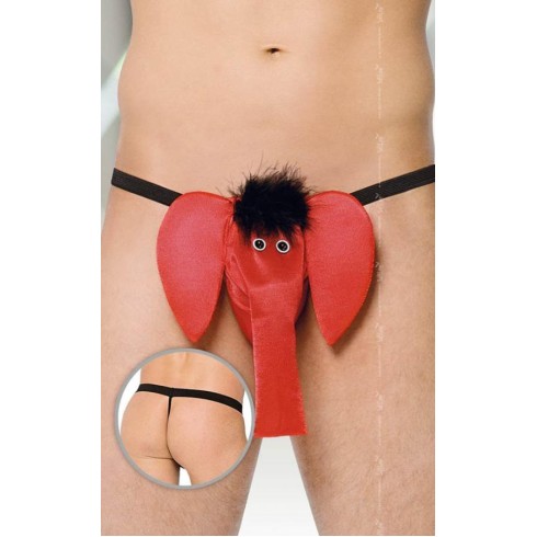 rosu, Chiloti Fantezie String Elefant, Rosu, S/l, pasiune.ro