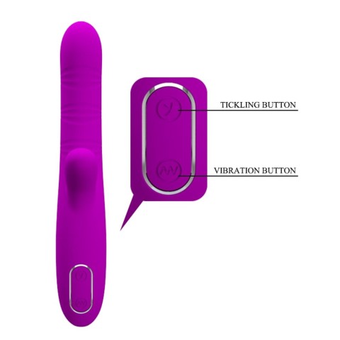 stimulator, Vibrator Punctul G Angelique, Violet, 22 Cm, pasiune.ro