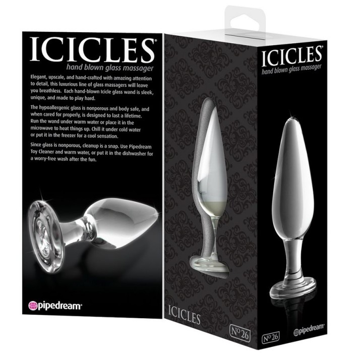 Dop Anal Din Sticla Icicles No. 26 2