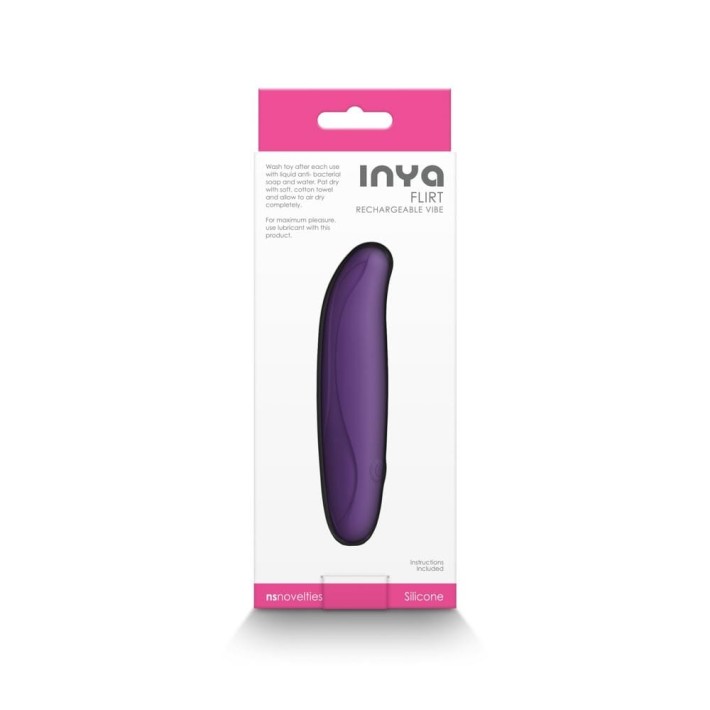 Mini Vibrator Inya Flirt, Indigo, 11 Cm 3