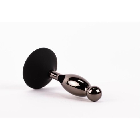 dop, Dop Anal Cu Bijuterie Secret Shine Booty Call L Vi, Negru Metalic, 15 Cm, pasiune.ro