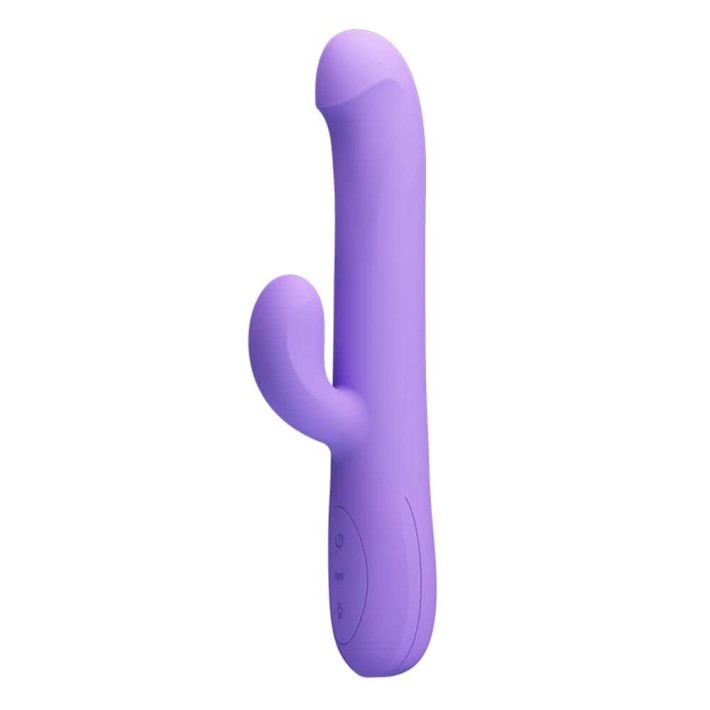 Vibrator Rabbit Cu Rotatii Truman, Lila, 23.5 Cm 6