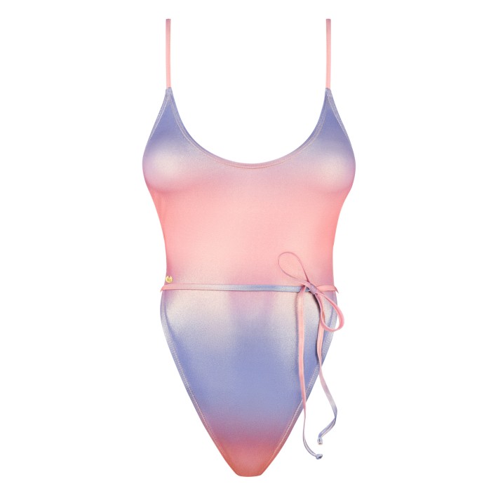 Costum De Baie Intreg - Rionella - Roz L, M 7