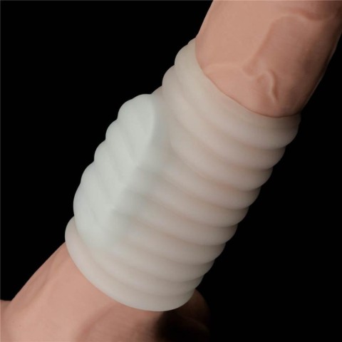 Inele Penis Cu Vibratii, Inel / Manson Penis Cu Vibratii Vibrating Spiral Knights Ring, Alb, pasiune.ro