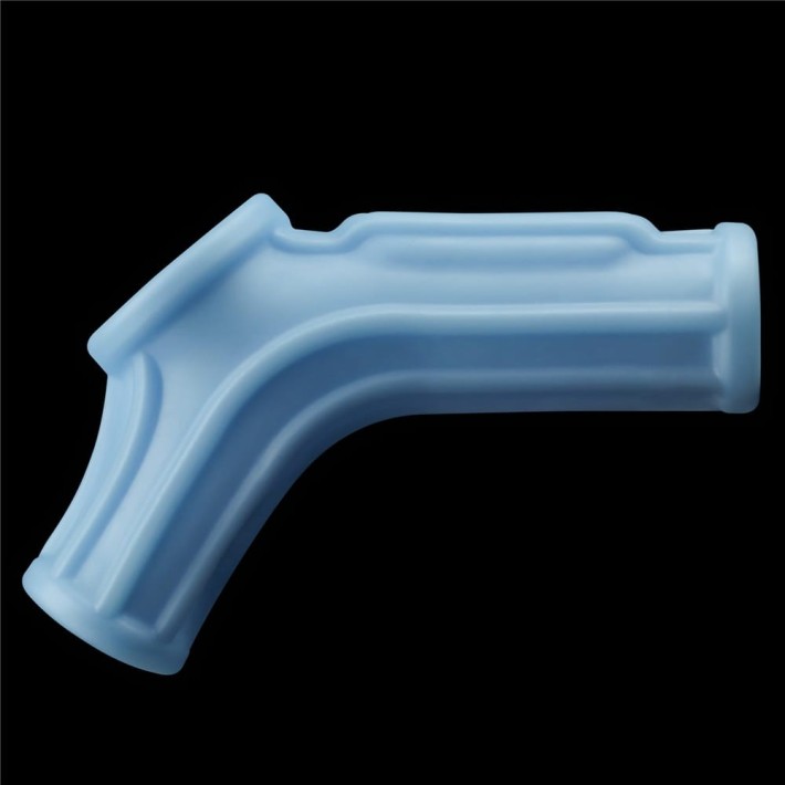 Inel / Manson Penis Cu Vibratii Ridge Knights With Scrotum Sleeve, Albastru 6