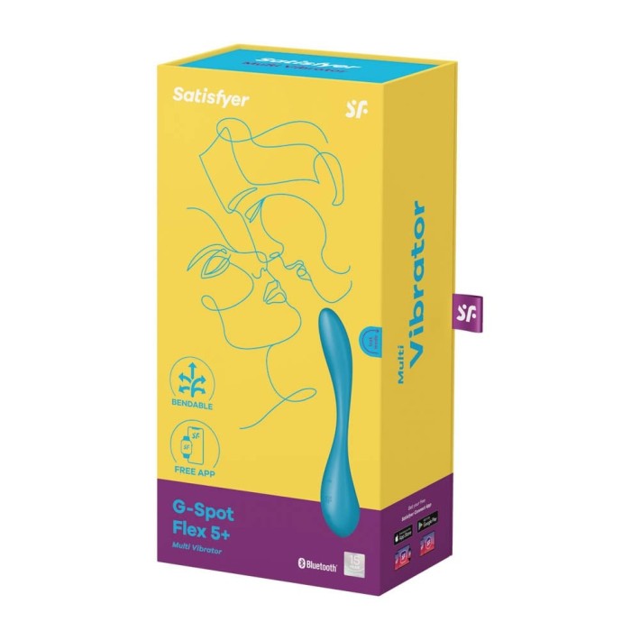 Vibrator Special G-spot Flex 5+, Albastru 6