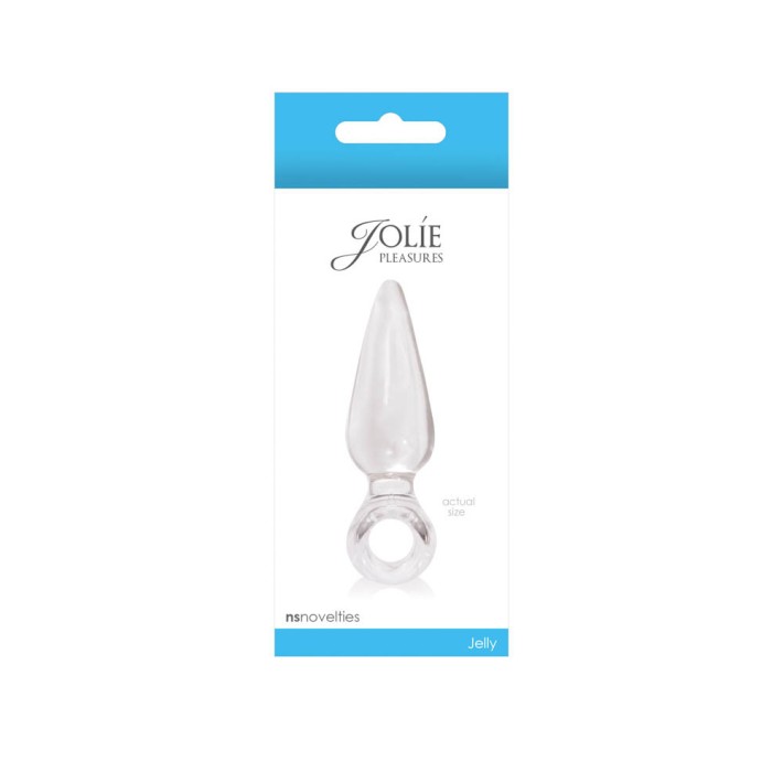 Dop Anal Jolie Pleasures Mini, Transparent, 9 Cm 2