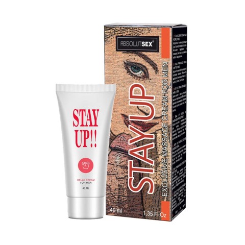 Intarzierea ejacularii, Crema Pentru Intarzierea Ejacularii Stay Up Delay, 40 Ml, pasiune.ro