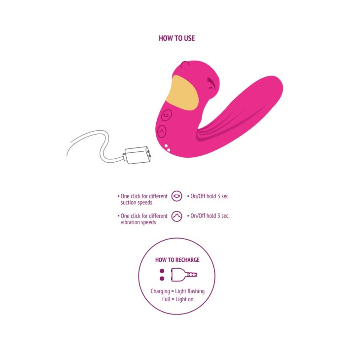 Stimulator Love Vibe Fucsia 5