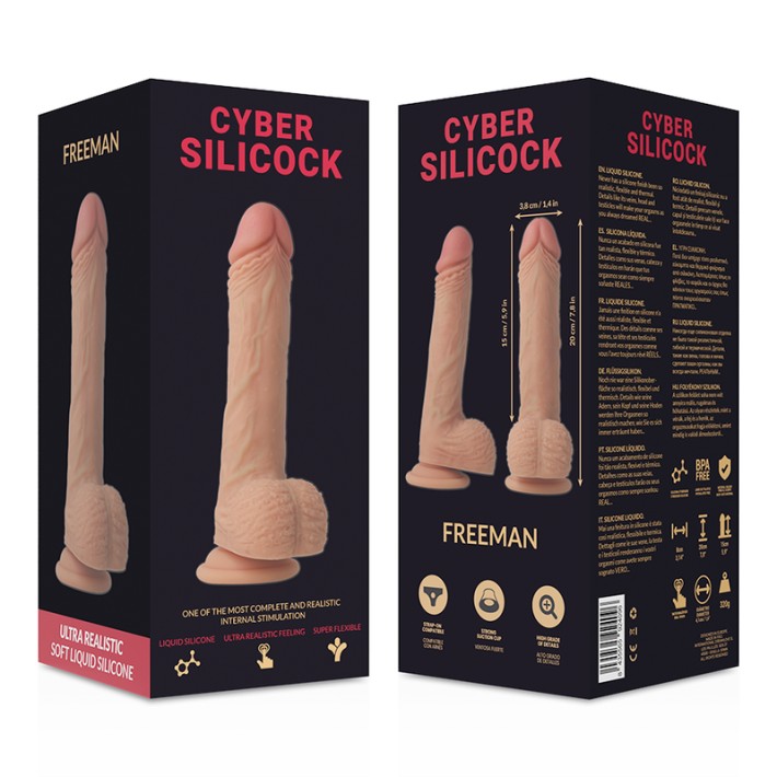 Dildo Cyber Silicock Freeman 20cm 6
