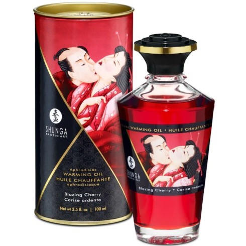 ulei, Ulei Afrodiziac Cu Efect De Caldura Blazing Cherry, 100 Ml, pasiune.ro