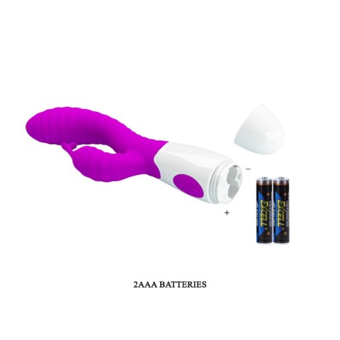 Vibratoare Rabbit, Vibrator Punctul G Hyman, Violet, 20 Cm, pasiune.ro