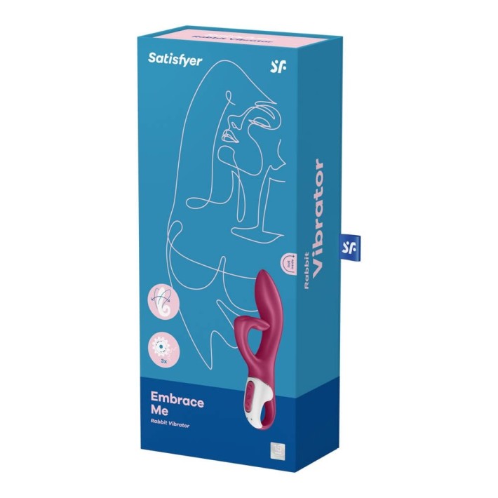 Vibrator Special Embrace Me, Bordo, 22 Cm 7