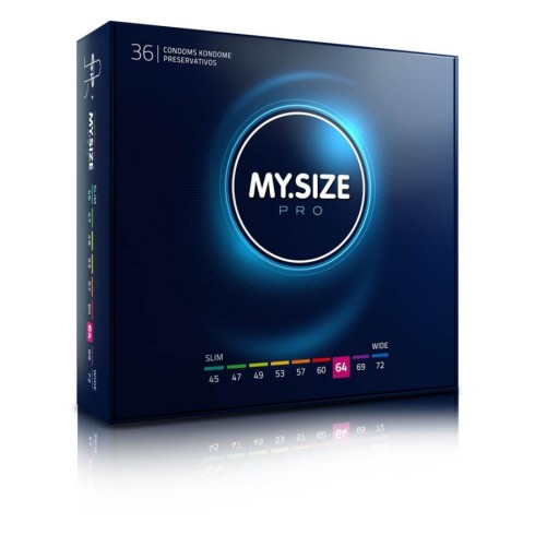 prezervative, Prezervative My Size Pro Diametru 64 Mm (36 Buc.), pasiune.ro