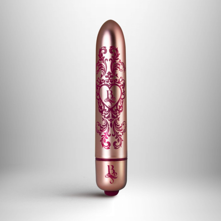 Glont Vibrator Boudoir - Promenade, Auriu-rosu, 9 Cm 2