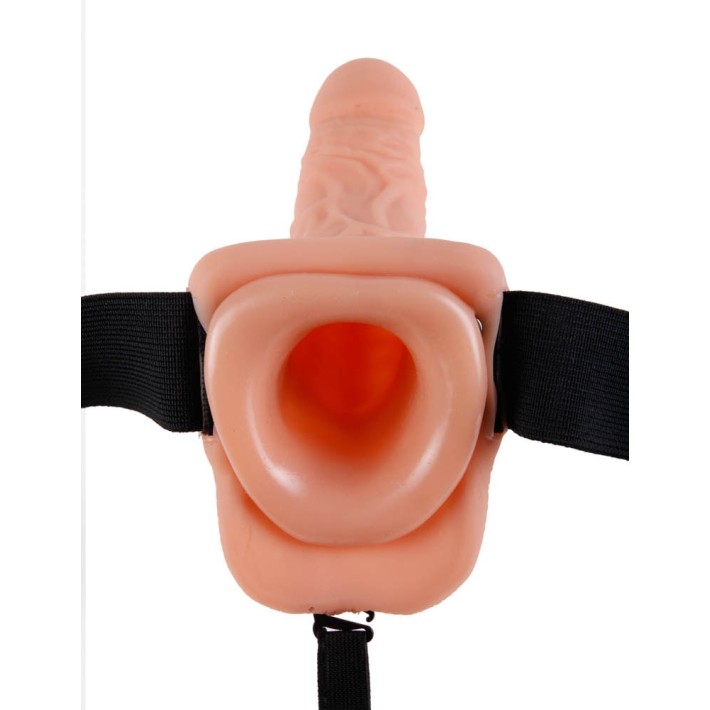 Strap-on/extensie Penis Cu Vibratii, Natural, 18 Cm 2