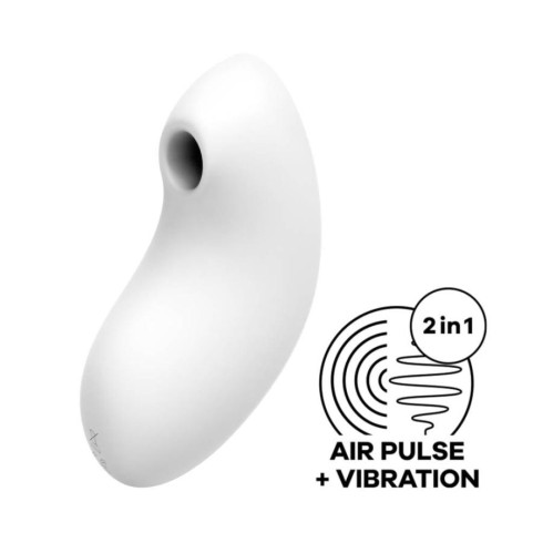 bila, Vibrator Clitoridian Vulva Lover 2, Alb, pasiune.ro