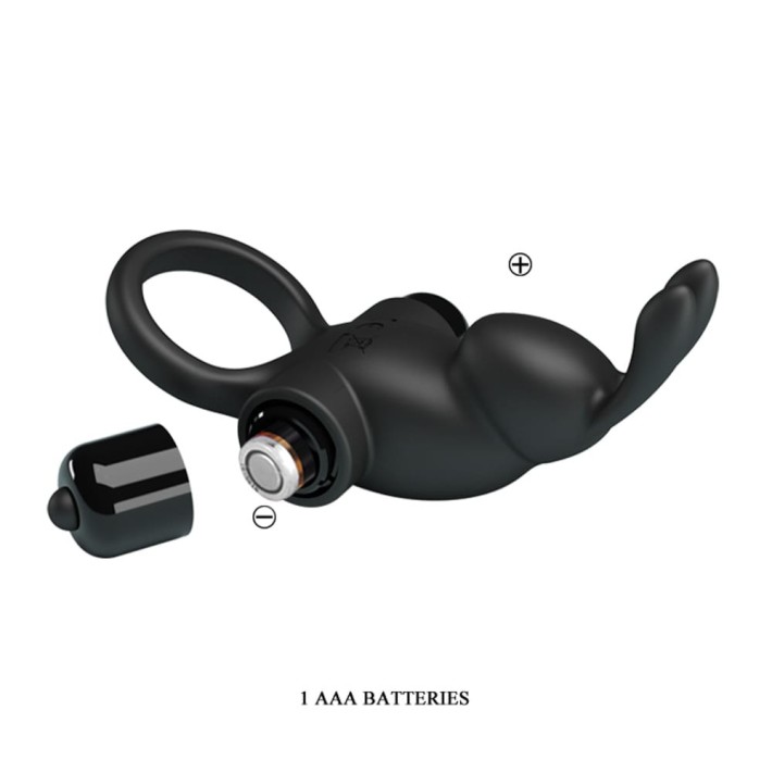 Inel Penis Cu Vibratii 1, Negru 8