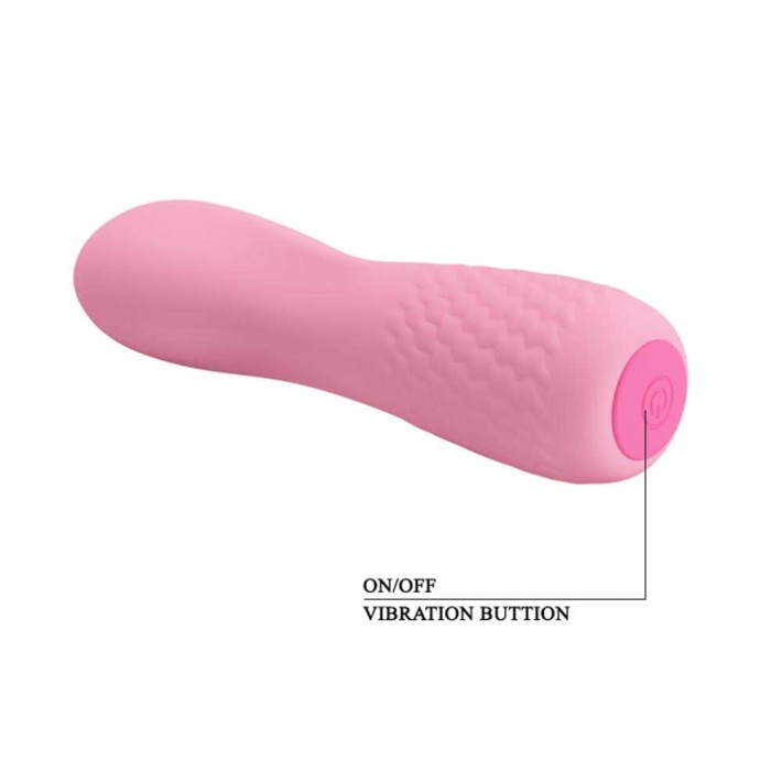 Vibrator Alice, Roz Deschis, 12 Cm 9