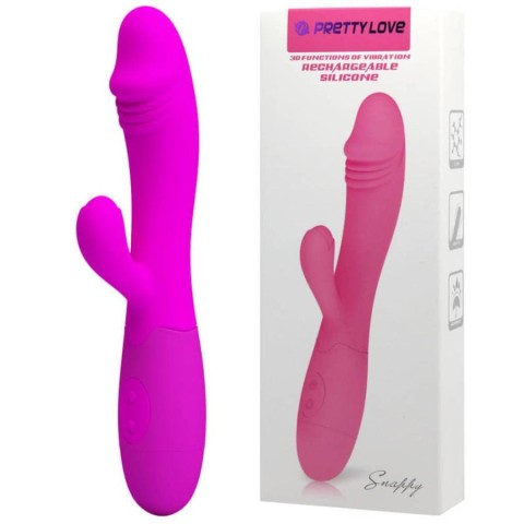 Pretty Love, Vibrator Rabbit Snappy Violet, pasiune.ro