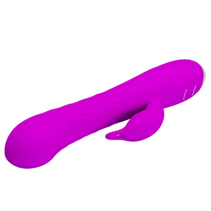 Vibrator Cu Rotatii Molly, Mov, 20.5 Cm 2