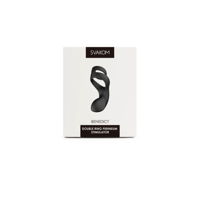 Inel Penis Cu Vibratii Benedict, Negru 8