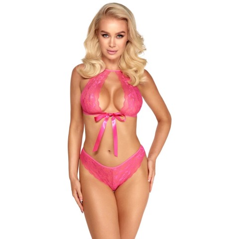 Pagina 2 - Orion, Set 2 Piese Sutien + Chilot Kissable Din Dantela Roz, pasiune.ro