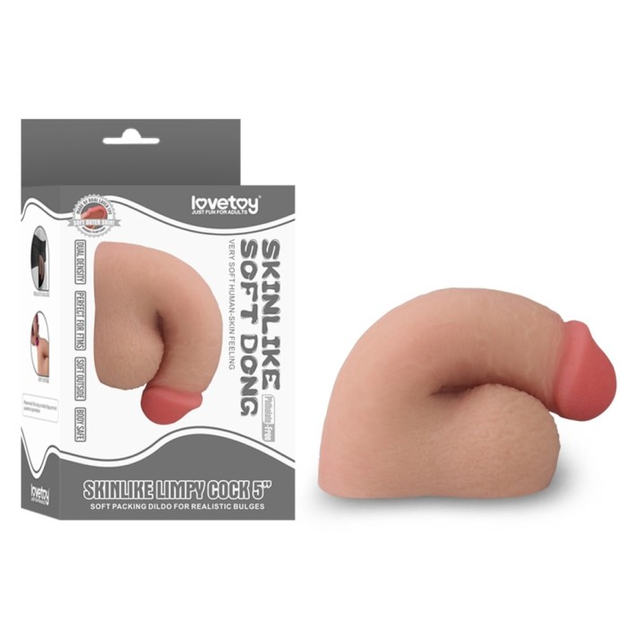 Dildo Ultra-realistic Skinlike Limpy Cock, Natural, 12.7 Cm 5