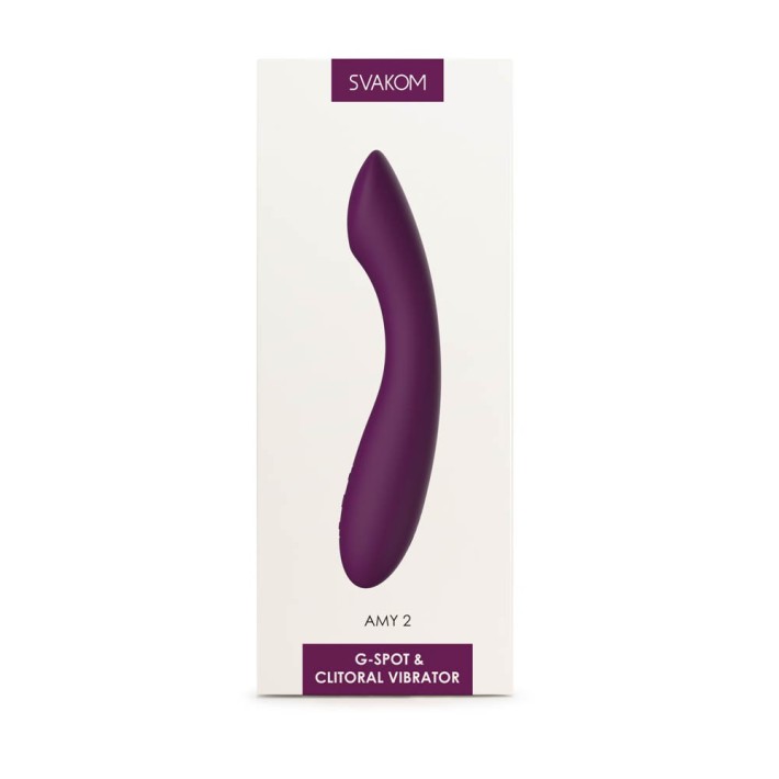 Vibrator Punctul G Amy 2, Violet, 17 Cm 6