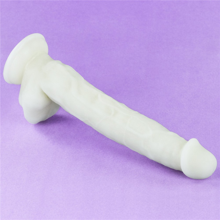 Dildo Fosforescent Lumino Play, Alb, 26 Cm 7