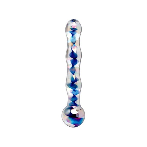 blue, Dildo Clasic Din Sticla Icicles No. 8, pasiune.ro