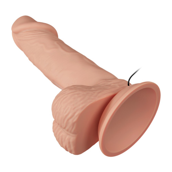 Vibrator Realistic Beautiful Zebulon, Natural, 19 Cm 7