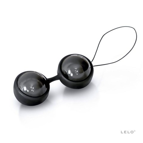 Jucarii adulti, Bile Vaginale Kegel Lelo Luna, Negru, 2 Buc., pasiune.ro