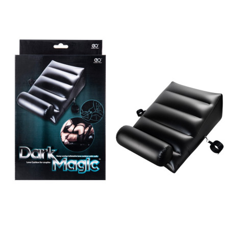 Masini de sex, Dark Magic Inflatable Pillow With Handcuffs I, pasiune.ro